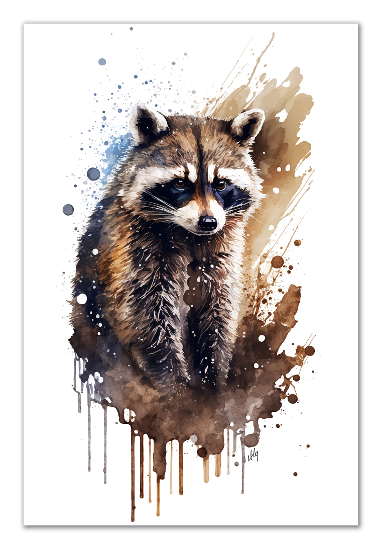 Raccoon Wall Art from the Wildlife Collection elegantly captures the curious and nimble essence of this nocturnal creature on canvas. Perfectly suited for spaces seeking a touch of natural intrigue, this piece offers a harmonious blend of artistry and nature, effortlessly complementing a diverse range of interiors.