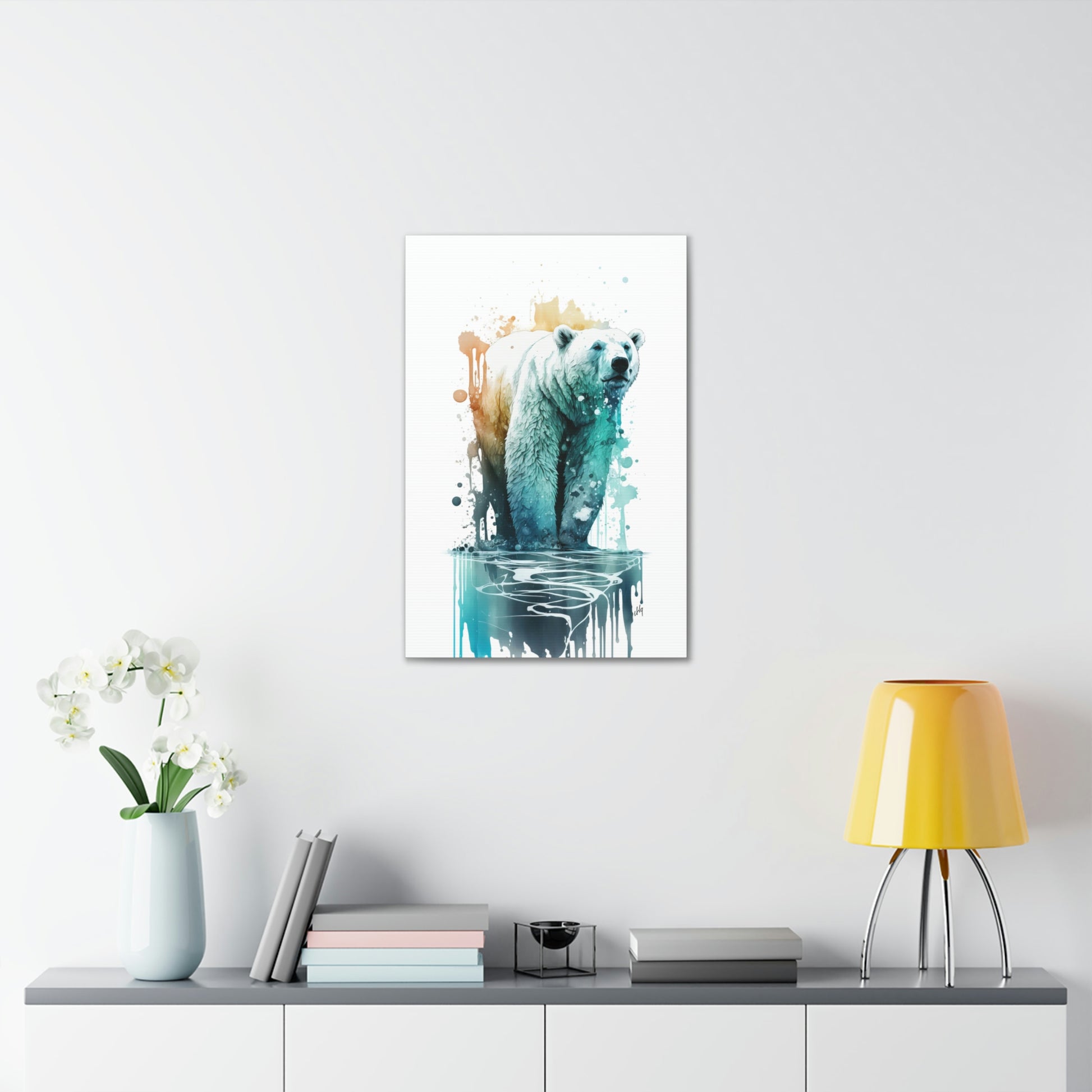 Polar Bear Wall Art, a part of our cherished Wildlife Collection, reveals the majestic and serene presence of this Arctic giant on canvas. This artwork is more than just a visual treat; it's a reminder of the beauty of our natural world. For those wanting to infuse their space with a touch of wilderness or simply appreciate the blend of art and nature, this piece is an absolute delight.