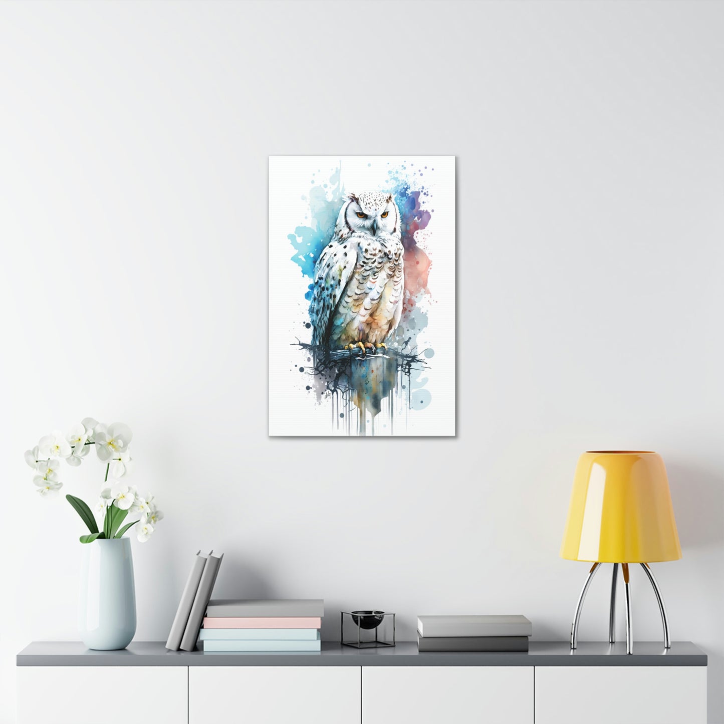 Snow Owl Wall Art from the Wildlife Collection captures the ethereal beauty and keen gaze of this nocturnal hunter on canvas. Its mesmerizing presence serves as a tranquil nod to the mysteries of nature, making it a fitting choice for spaces desiring a blend of elegance and wild inspiration.